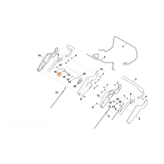 Stihl   Element uchwytu 0000 989 8101